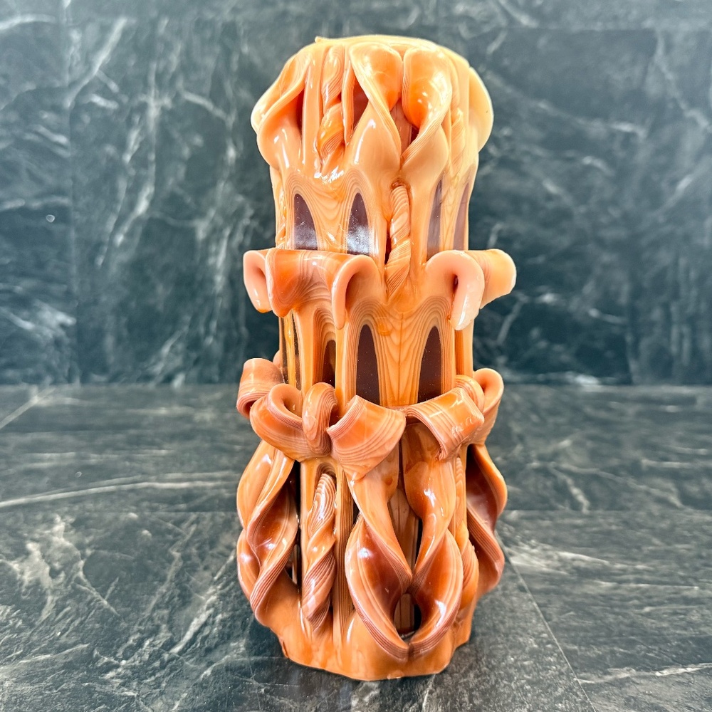 Carved Handmade Candle - Picture 3 of 13